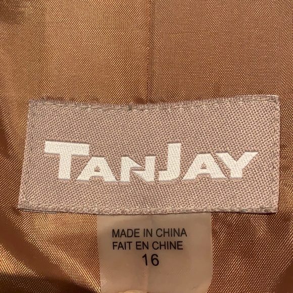 Tanjay zip up brown coat - Picture 2 of 4